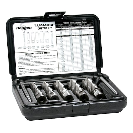 Hougen 12,000-Series Annular Cutter Kit 2 in. Depth 12002